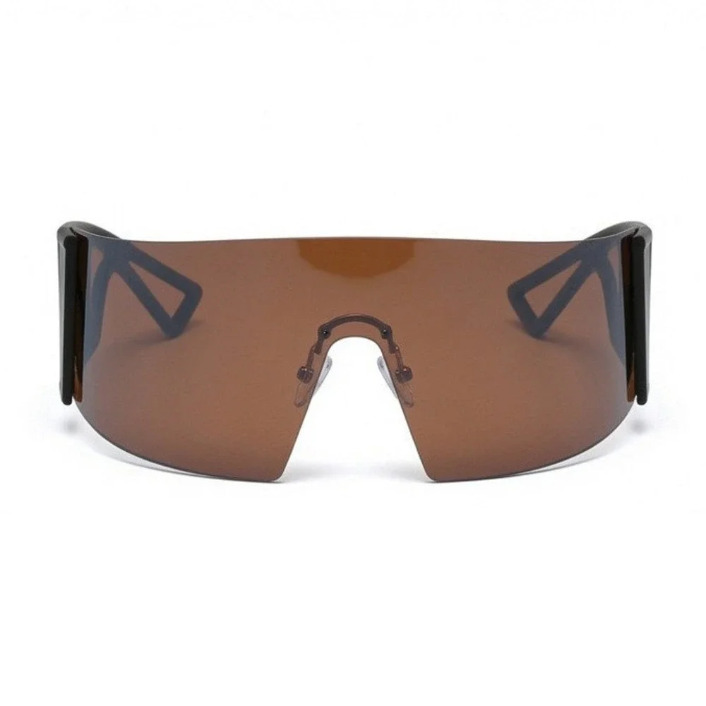Men Sunglasses Fashion StylVisor Designer Elegant Oversized Rimless Light Weight